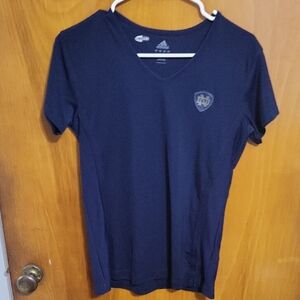 Womens Notre Dame Adidas Shirt Size Small